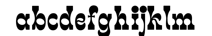 Bergas-Regular Font LOWERCASE