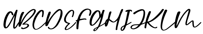Berglora Italic Font UPPERCASE