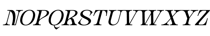 Berisa Italic Font UPPERCASE