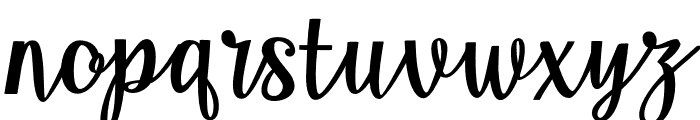 Berisha Script Font LOWERCASE