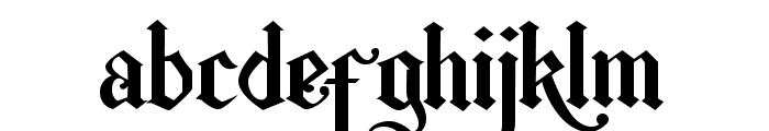 Berkahi Blackletter Font LOWERCASE