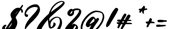 Berlie Italic Font OTHER CHARS