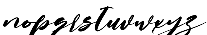 Berlie Italic Font LOWERCASE