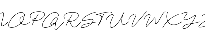 Berlin Signature Font UPPERCASE