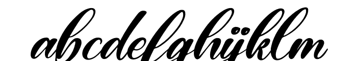 Berlinatha Abigaila Italic Font LOWERCASE