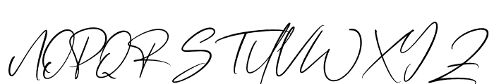 Berlione Signature Font UPPERCASE
