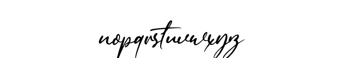 Berlione Signature Font LOWERCASE