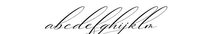 Berlishanty Calligraphy Italic Font LOWERCASE