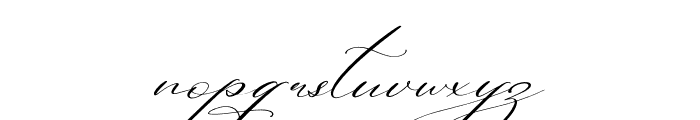 Berlishanty Calligraphy Italic Font LOWERCASE