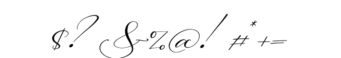 Berlishanty Calligraphy Font OTHER CHARS