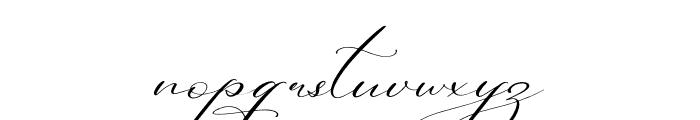 Berlishanty Calligraphy Font LOWERCASE