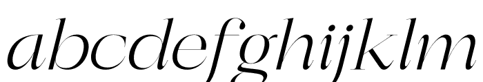 Berloja Satfline Italic Font LOWERCASE