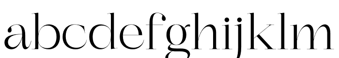 Berloja Satfline Font LOWERCASE