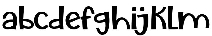Berly Fanky Font LOWERCASE