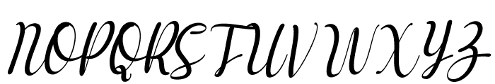 Berlysa Italic Font UPPERCASE