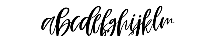 Berlysah Italic Font LOWERCASE