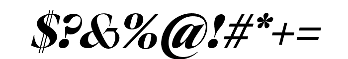 Bermula Black Italic Font OTHER CHARS
