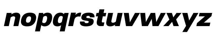 Bernabeu Extra Bold Italic Font LOWERCASE
