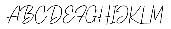 Bernadette Signature-Regular Font UPPERCASE