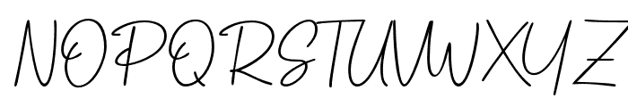Bernadette Signature-Regular Font UPPERCASE