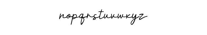 Bernadette Signature Font LOWERCASE