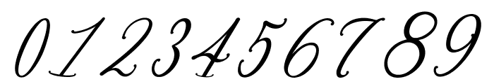 Bernadine Script Italic Font OTHER CHARS