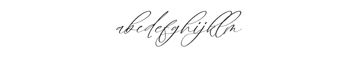 Bernyota Fallysha Italic Font LOWERCASE