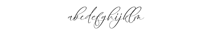 Bernyota Fallysha Font LOWERCASE