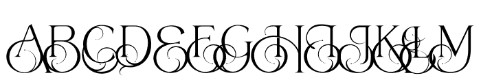 Berold Berold stylistic Font UPPERCASE