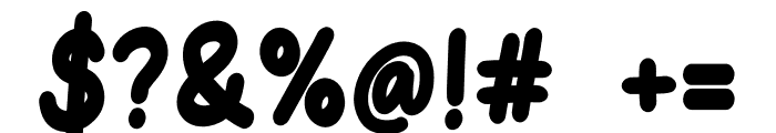 BerryBliss Regular Font OTHER CHARS
