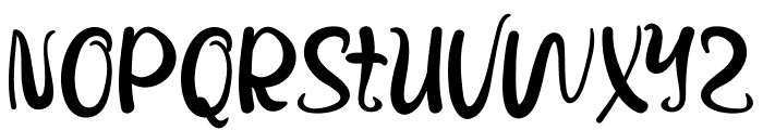 BerrySunrise Font UPPERCASE