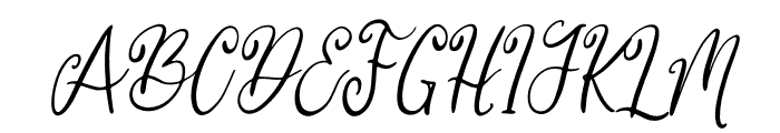 Berrylove Italic Italic Font UPPERCASE