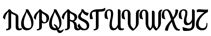 Bersahaja Regular Font UPPERCASE