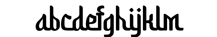 Bersahaja Regular Font LOWERCASE