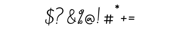 Bersambung Font OTHER CHARS