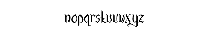 Bersavet Font LOWERCASE