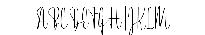 BertWatson-Regular Font UPPERCASE