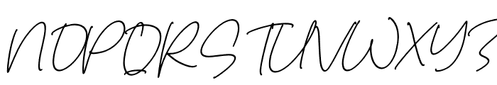 Bertalyan Italic Font UPPERCASE