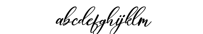 Berthalia Italic Font LOWERCASE