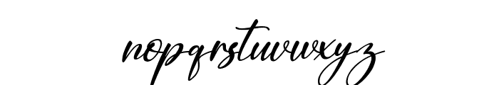 Berthalia Italic Font LOWERCASE