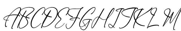 Berthalines Hasttelia Italic Font UPPERCASE