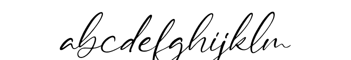 Berthalines Hasttelia Italic Font LOWERCASE