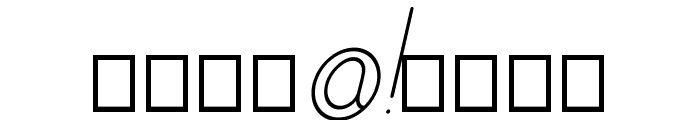 Bertica Italic Font OTHER CHARS