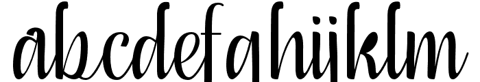 BertinaScript Font LOWERCASE