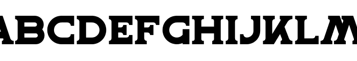 Bertton Font UPPERCASE