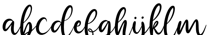 Beside Script Font LOWERCASE