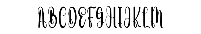 Beside You Font UPPERCASE