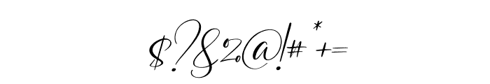 Beslatty Italic Font OTHER CHARS