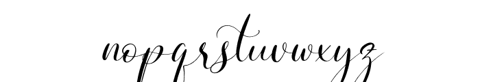 Beslatty Italic Font LOWERCASE