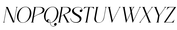 Besluty Italic Font UPPERCASE